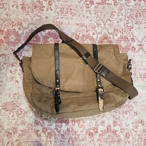 J. Crew Tan and Brown Men's Bag